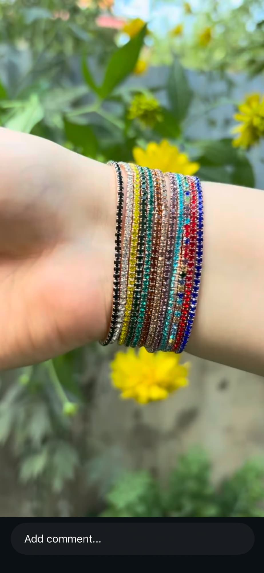 rhinstone bracelet struchable