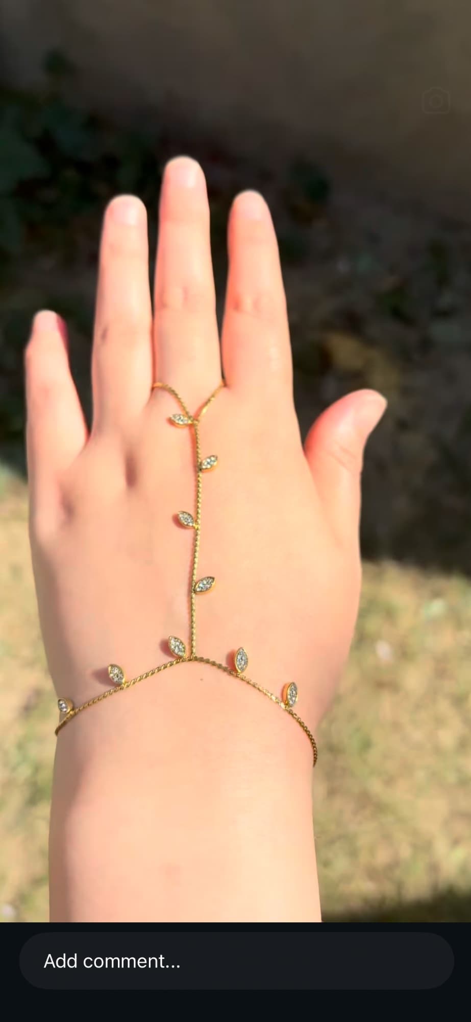 pearl hand chain